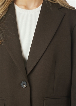 Aarielle structure blazer Dark Brown Neo Noir 